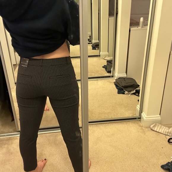 NWT Banana Republic Square Print Dress Pants - 2 - Picture 8 of 10